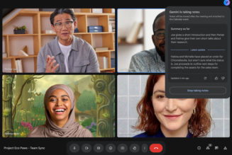 Google Meet’s automatic AI note-taking is here