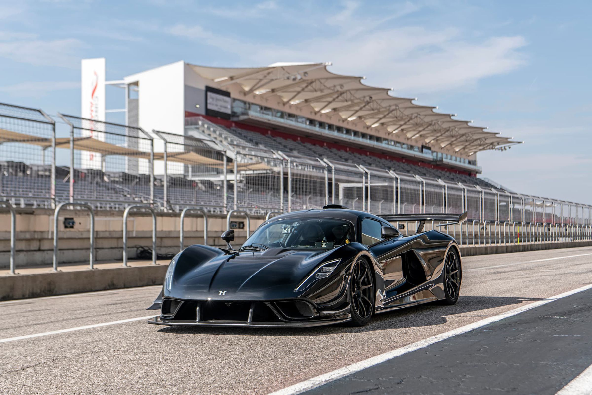 The Venom F5 Revolution at Circuit of the Americas.