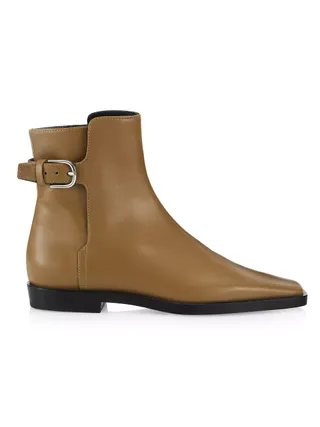 Toteme, The Belted Leather Ankle Boots