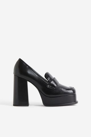 Heeled Platform Loafers