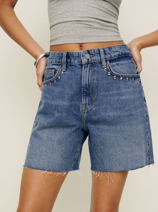 Raye Mid Rise Relaxed Jean Shorts