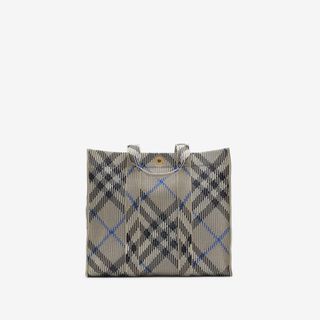 Burberry, Medium Check Knitted Tote