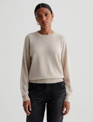 Gemma Relaxed Crew Neck Cashmere Sweater