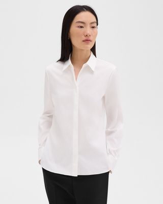 Theory, Fitted Shirt in Good Cotton