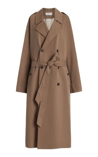 Montrose Cotton-Cashmere Trench Coat