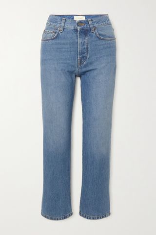 Lesley Mid-Rise Straight-Leg Jeans