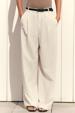 zara, Flowy Pleated Pants