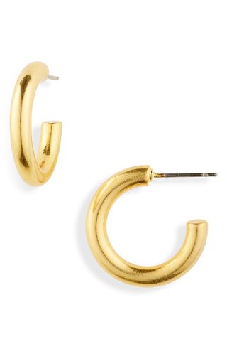 Small Chunky Hoop Earrings