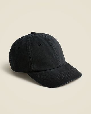 Washed Canvas Baseball Cap