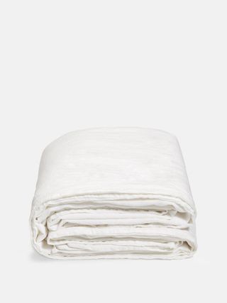 Luna Linen Duvet Cover, White, King