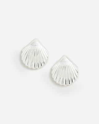 Metallic Shell Earrings