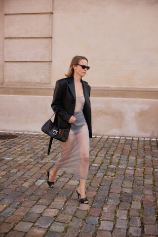 Copenhagen Fashion Week Street Style Mesh