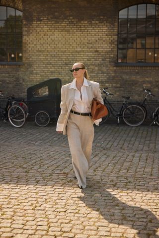 Copenhagen Fashion Week Street Style Strong Shoulders