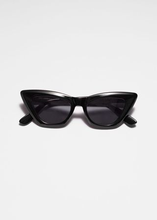 Edgy Cat-Eye Sunglasses