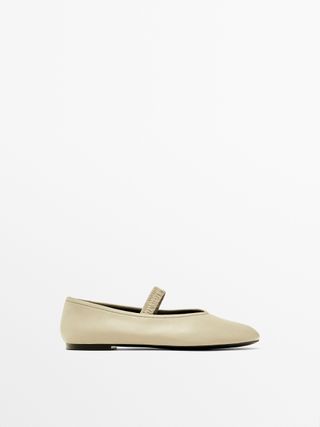 Massimo Dutti, Soft elastic ballet flats 