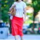 Katie Holmes Wore the Skirt Color Trend People Are Trading White Midi Skirts For