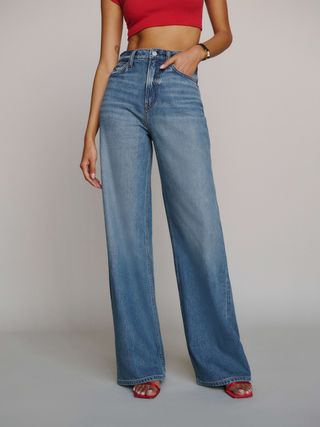 Cary Lived-In Wide Leg Jeans