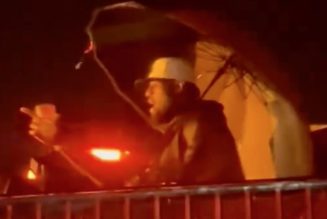 LeBron James sings his heart out to Adele in the pouring Munich rain