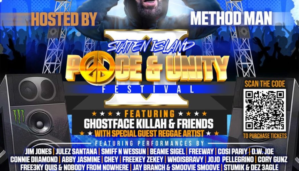 Method Man Added To Ghostface Killah's Peace & Unity Festival