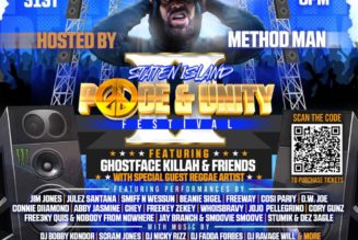 Method Man Added To Ghostface Killah's Peace & Unity Festival