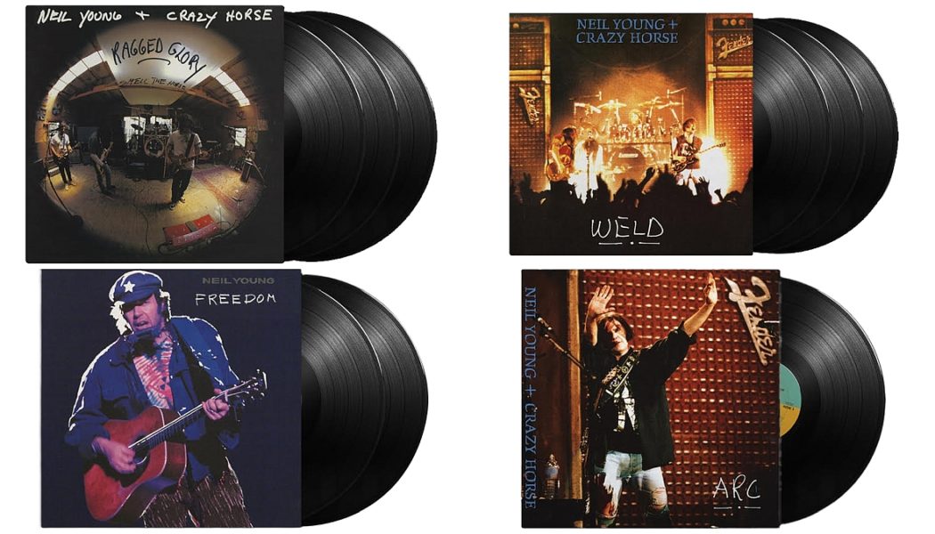 Neil Young reissuing Freedom, Ragged Glory, Weld, and Arc on vinyl