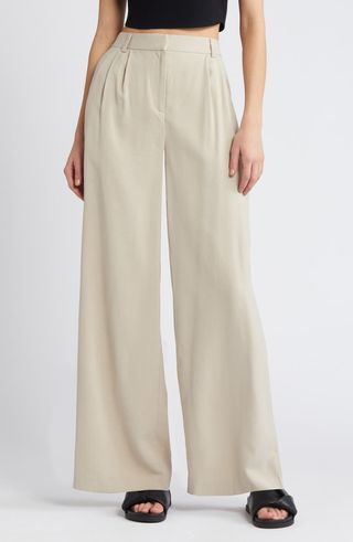 High Waist Wide Leg Trousers