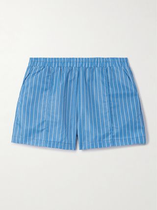 Taurus Paneled Striped Shell Shorts