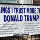 "Things I Trump More Than Donald Trump" Sign Sparks Hilarious Reactions On Social Media