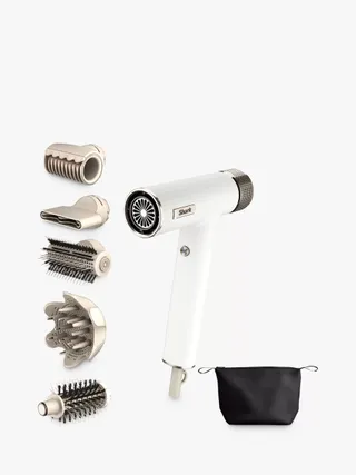 Shark Hd352uk Speedstyle Rapidgloss Finisher & High-Velocity Hair Dryer With Storage Bag, Silk