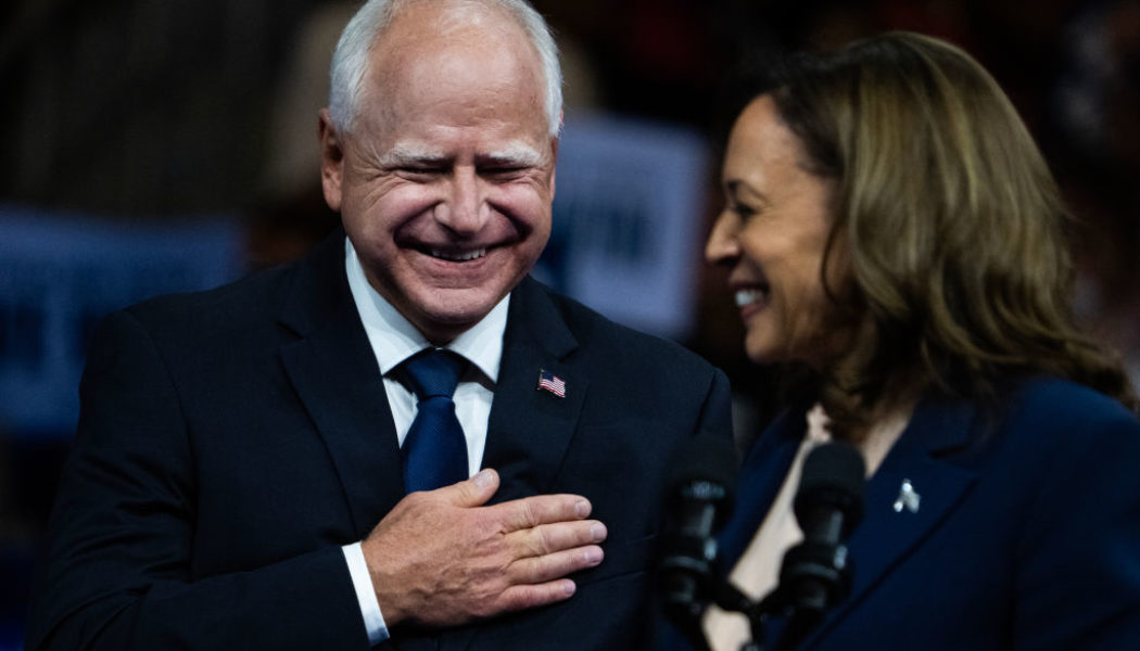 Tim Walz Clowns JD Vance During Philly Rally With Kamala Harris