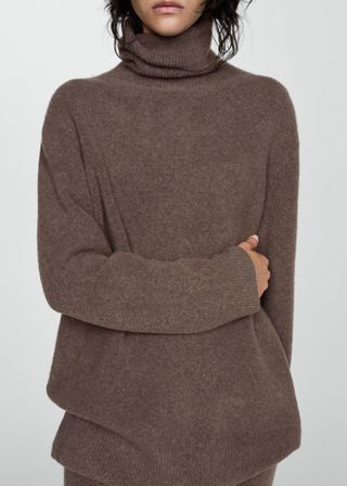 Turtleneck Knit Sweater