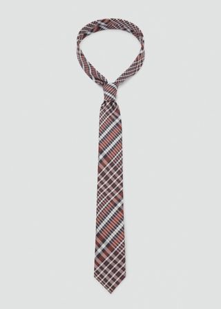 Narrow Check Tie