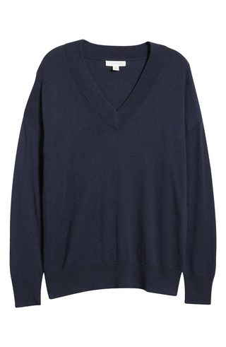 Relaxed V-Neck Sweater