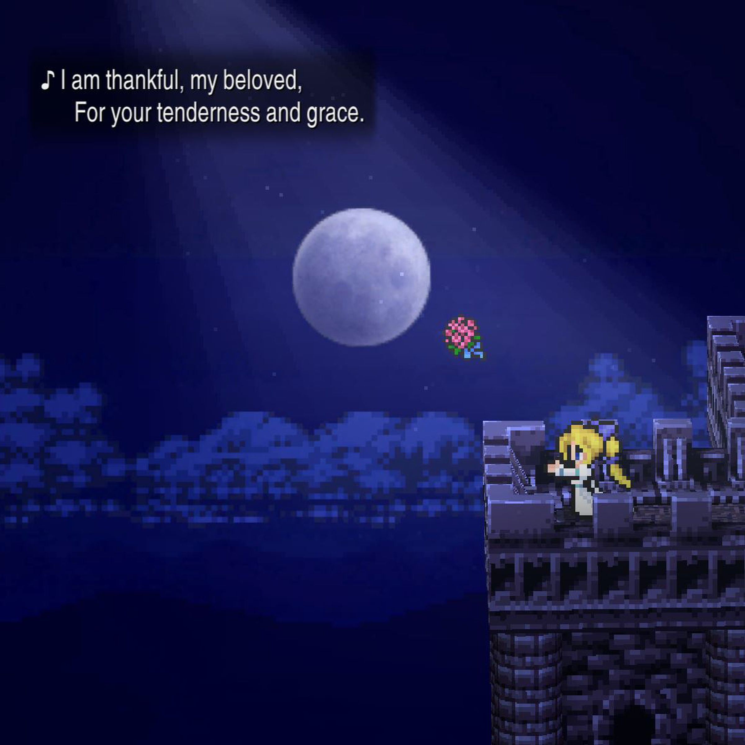 A screenshot from the video game Final Fantasy VI.