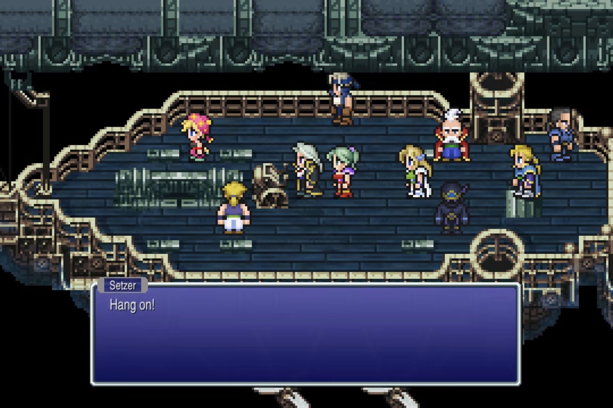 A screenshot from the video game Final Fantasy VI.