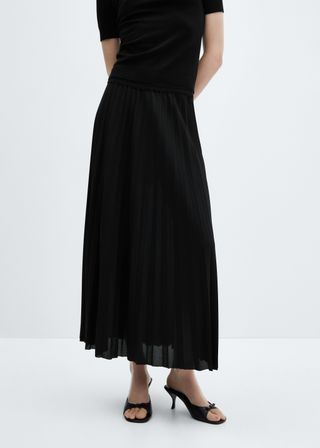 Pleated Long Skirt