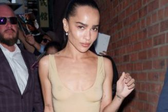 Zoë Kravitz Paired a Sheer Tank With the Ultimate Anti-Trend Skirt Style