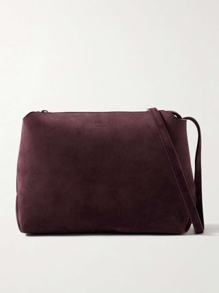 Lina Medium Suede Shoulder Bag