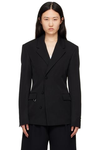 JACQUEMUS, Black Les Classiques 'la Veste Melo' Blazer