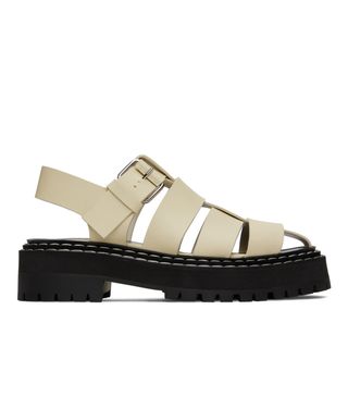 Proenza Schouler, Off-White Lug Sandals