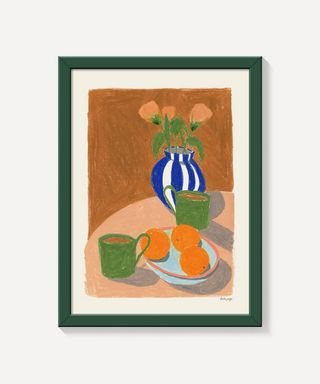 Laura Page Coffee and Oranges Print