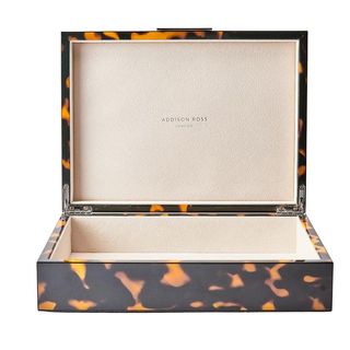 Addison Ross, Large Tortoiseshell Box with Silver