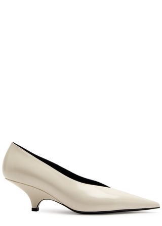 The Wedge Heel 50 Leather Pumps