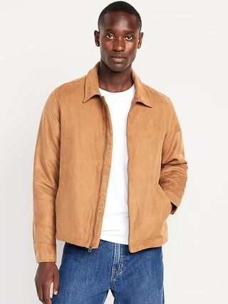 Faux-Suede Jacket