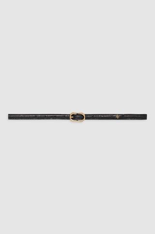 Mini Mara Belt - Black Embossed