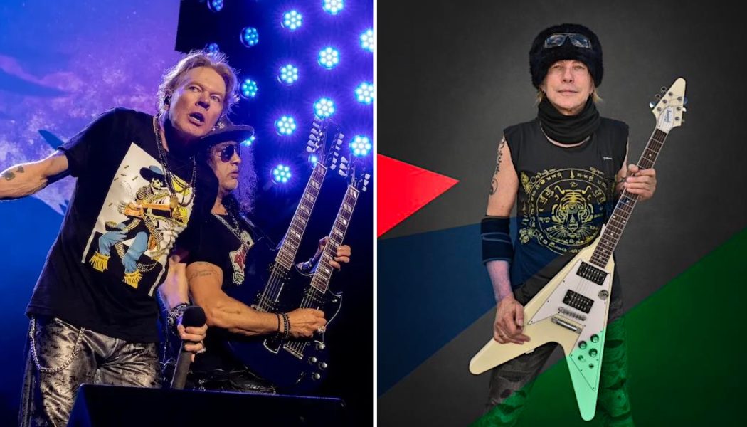 Axl Rose guests on Michael Schenker's new version of UFO's "Love to Love"