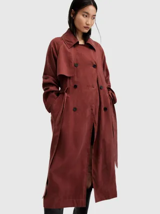 Allsaints Kikki Oversized Trench Coat