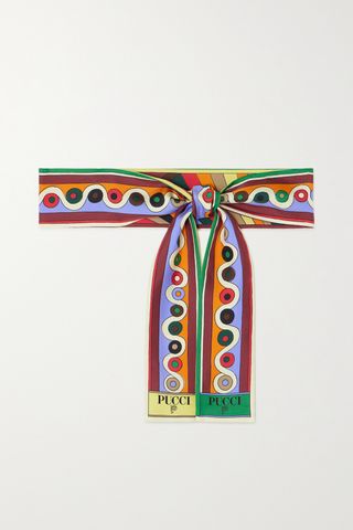 Printed Silk-Twill Scarf