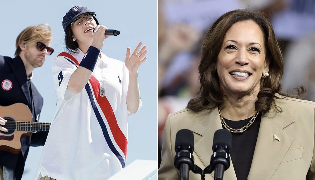 Billie Eilish and FINNEAS endorse Kamala Harris