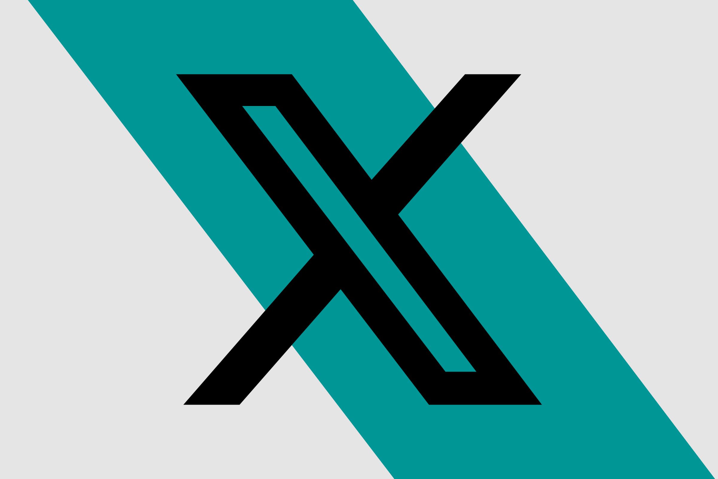 Vector collage of the X logo.